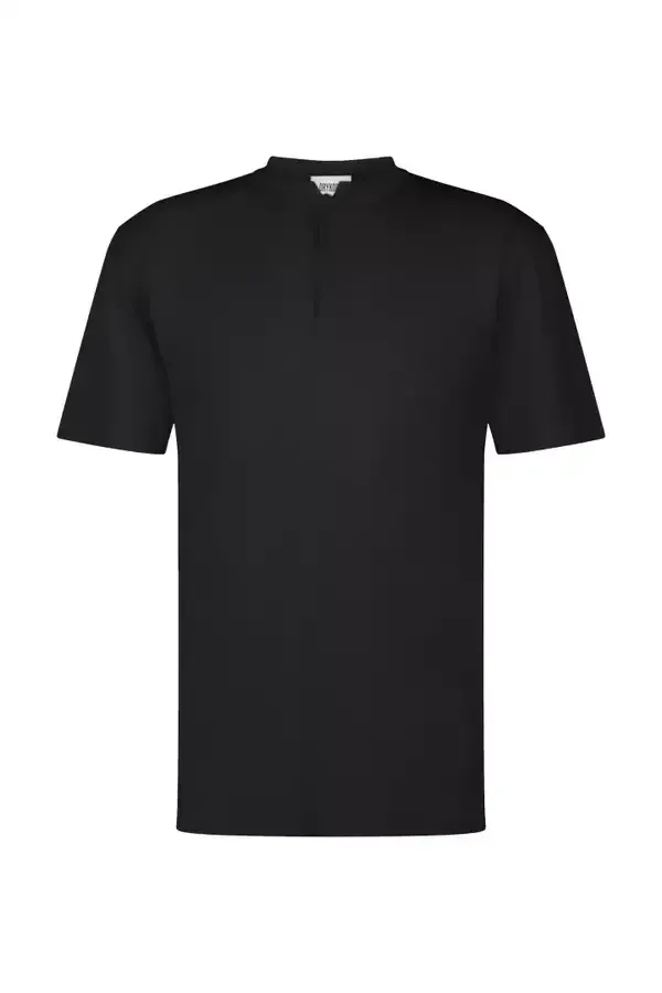 T-Shirt Louis Piqué schwarz