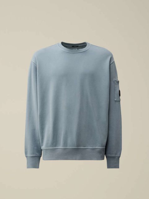 Sweatshirt mit Linsen-Detail blau