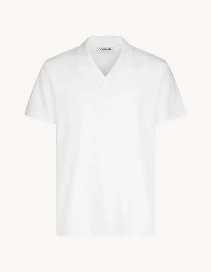 Poloshirt Jersey weiß