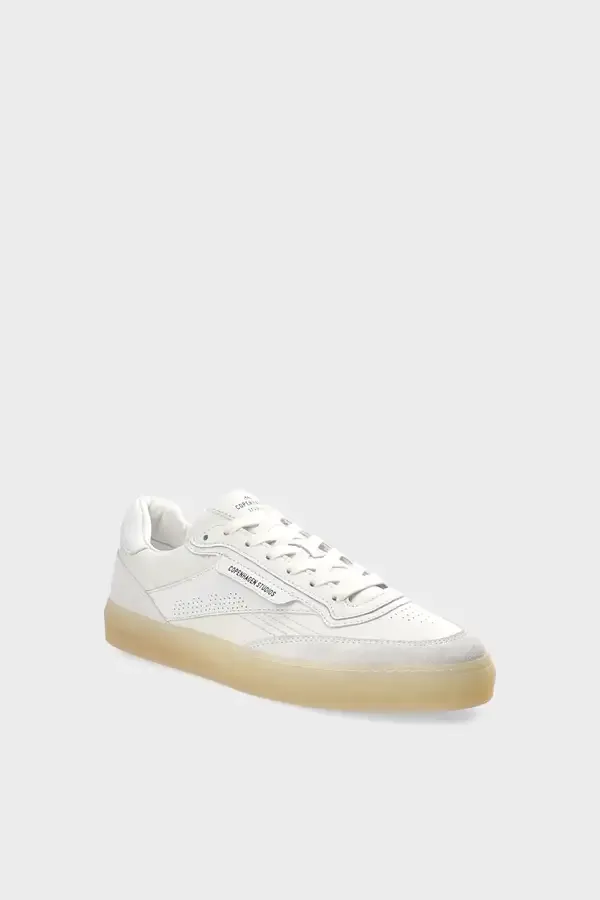 Sneaker CPH90M leather mix white/cream