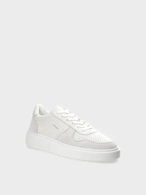 Sneaker CPH77M leather mix white